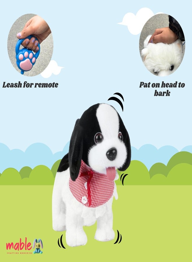 MABLE لعبة كلب مابل دافي التي تعمل بجهاز تحكم عن بعد للأطفال | جرو قطيفة يمشي وينبح بفرو ناعم | لعبة كلب تفاعلية تعمل بجهاز تحكم عن بعد للأولاد والبنات | هدية لعب ممتعة | ألعاب أطفال من عمر 3 سنوات فما فوق - Image 5